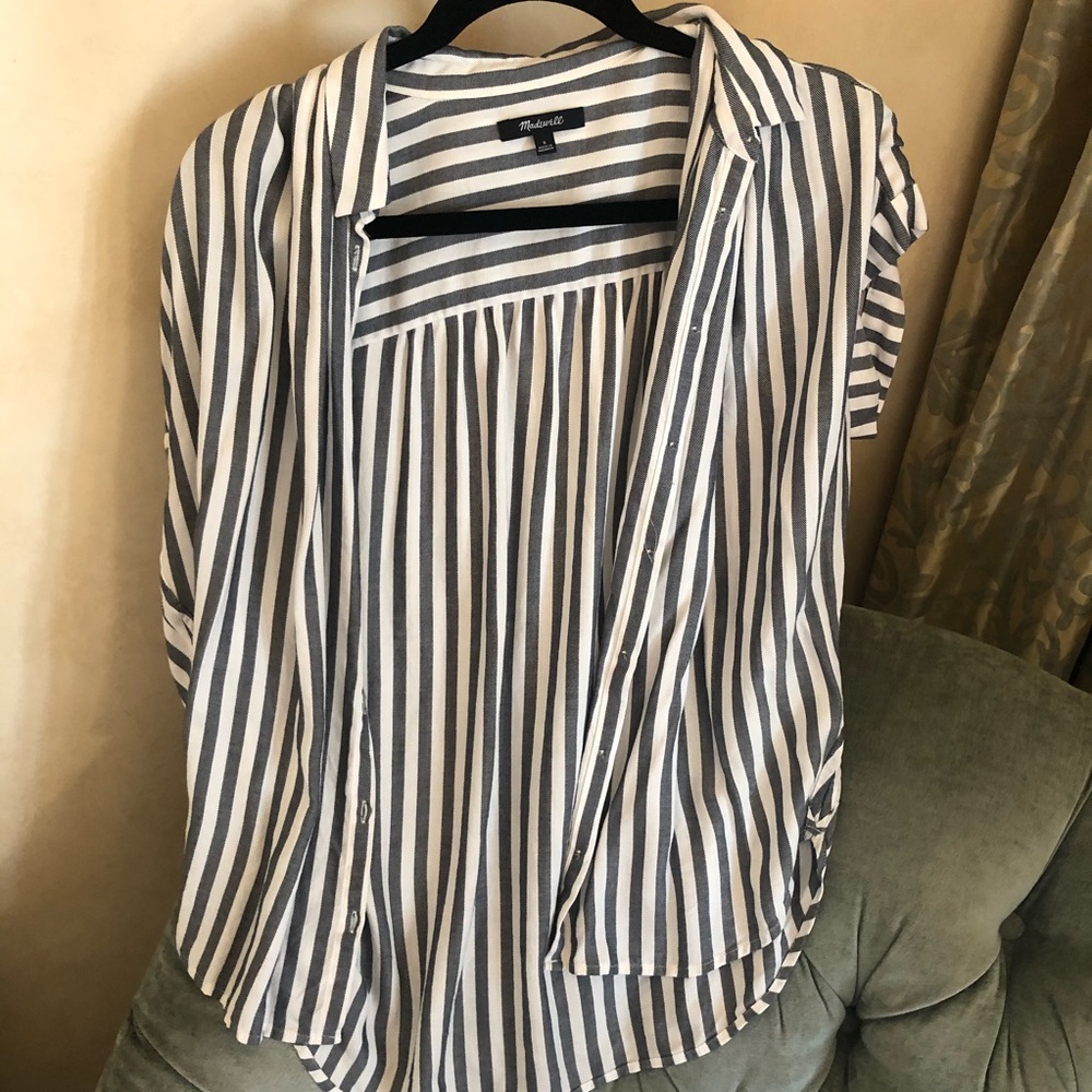 Madewell button down short sleeve